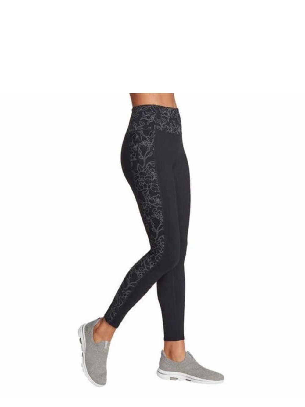 Skechers Black Logo Active Leggings size M